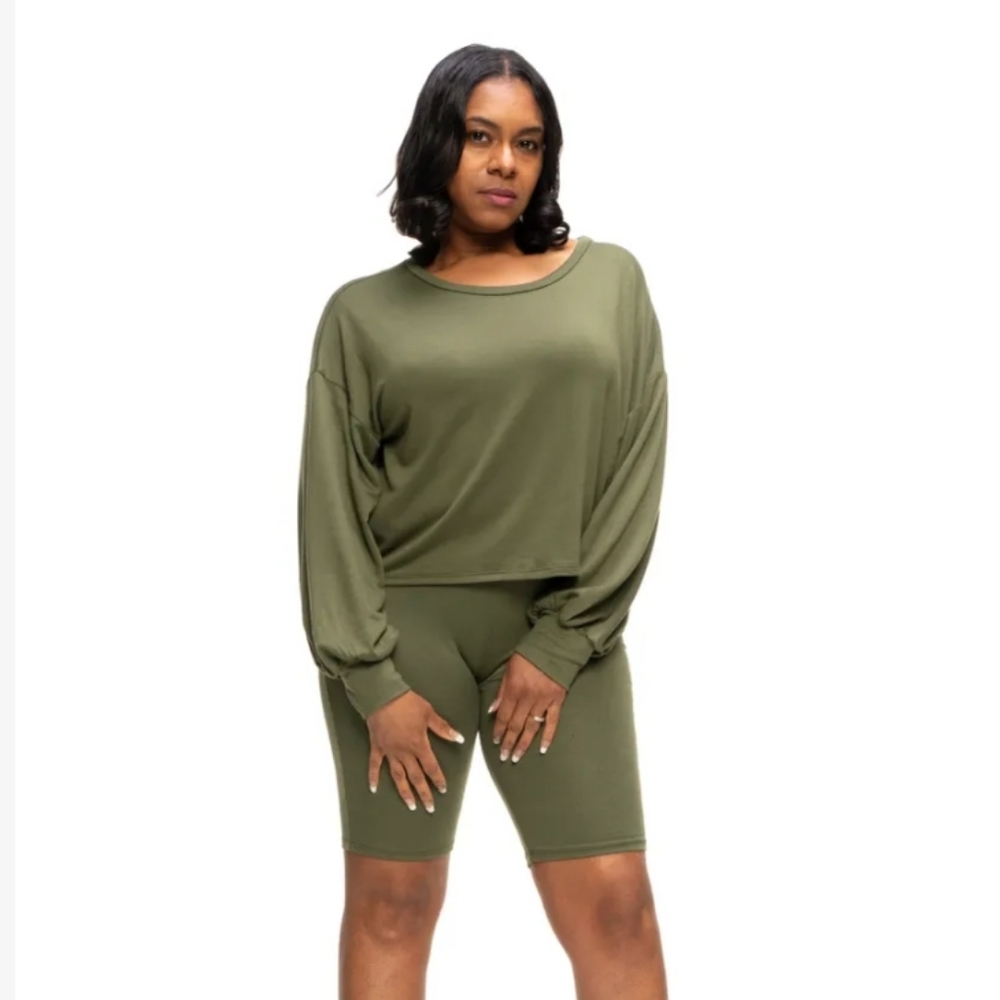 Green Biker Set - Picture 2 of 3